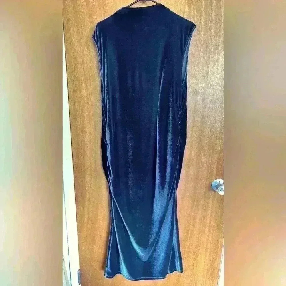 Velvet Long high neck dress size XXL